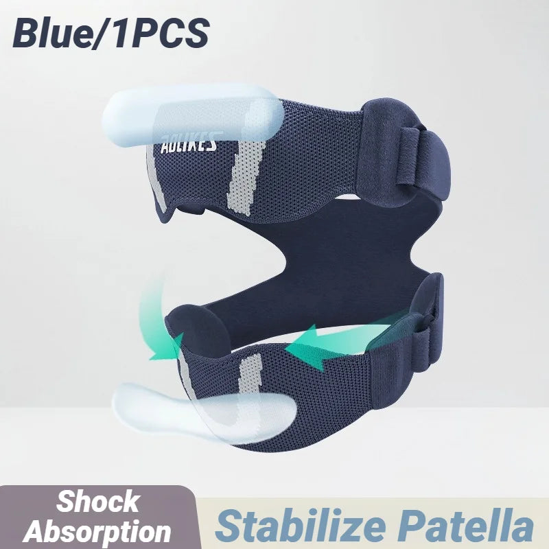 Patella Knee Strap With Silicone Pad For Patellar Tendon Support Adjustable Compression Sports Brace