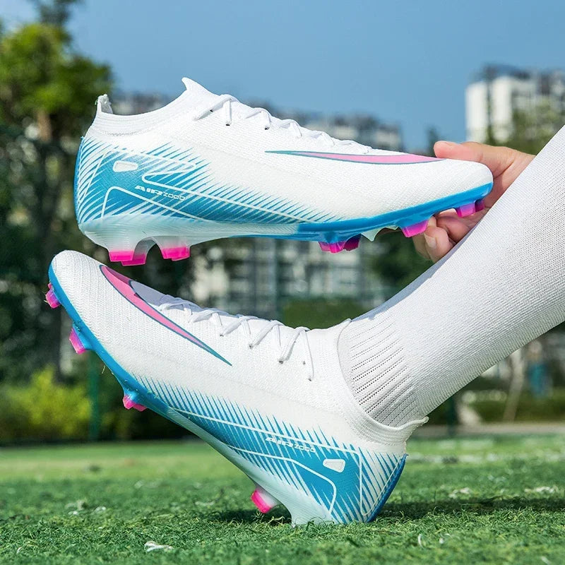Men and Women Professional Training Football Cleats Ultralight Soccer Shoes