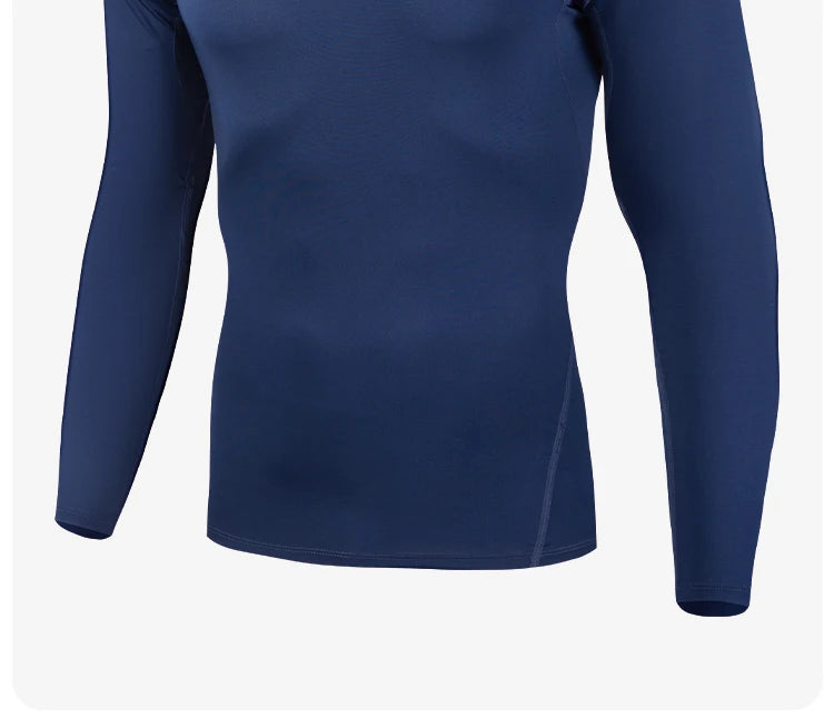 Long Sleeve Men's Running Fitness Compression Shirt