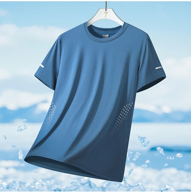 Men's Running Quick Drying T-Shirts Breathable For Sports and Fitness