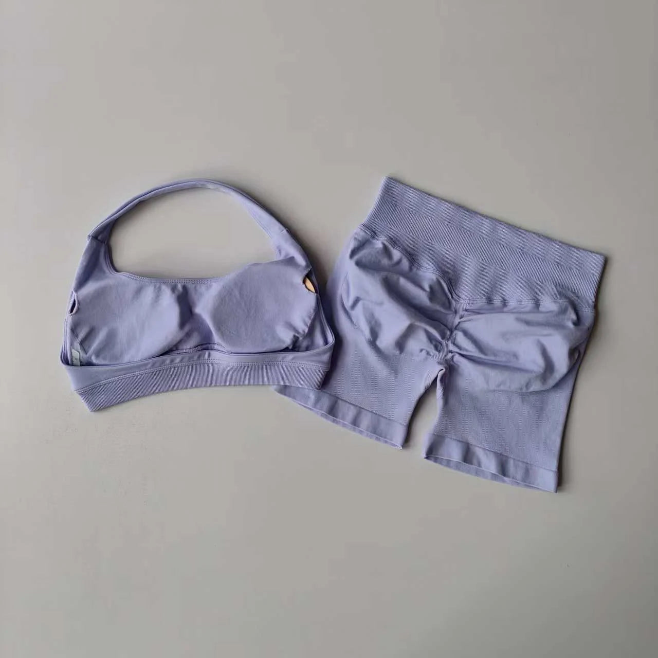 2 Piece Yoga Suit for Women Seamless Fitness Gym Outfit