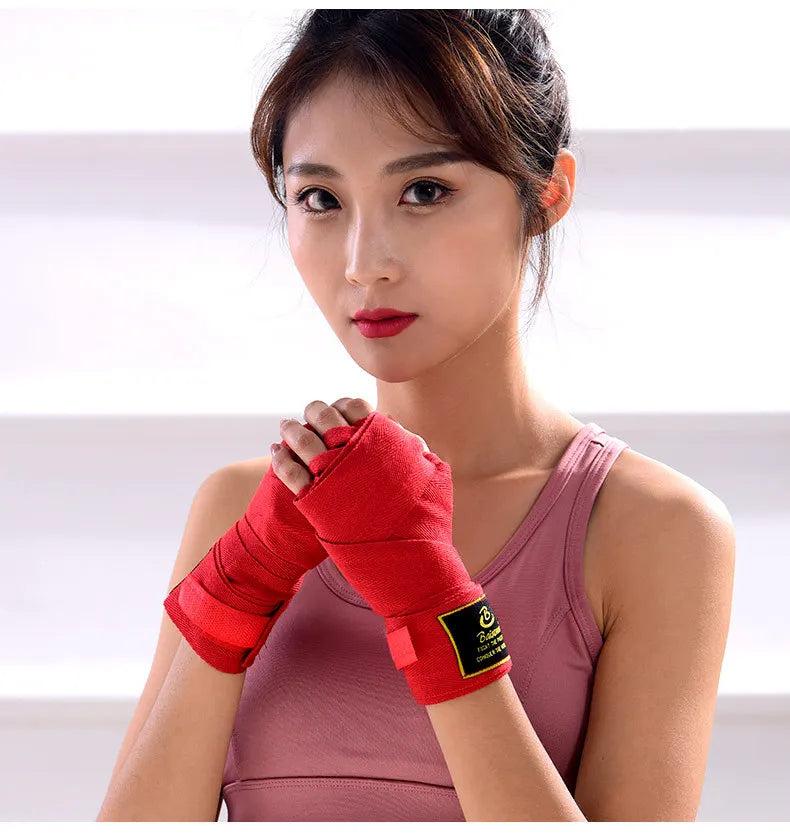 2 Piece 1.5/2/3/5M Boxing Training Bandages Cotton Sports Bandages For Martial Arts