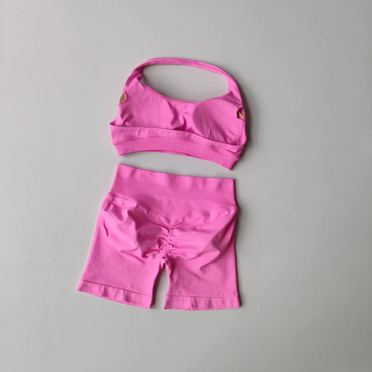 2 Piece Yoga Suit for Women Seamless Fitness Gym Outfit