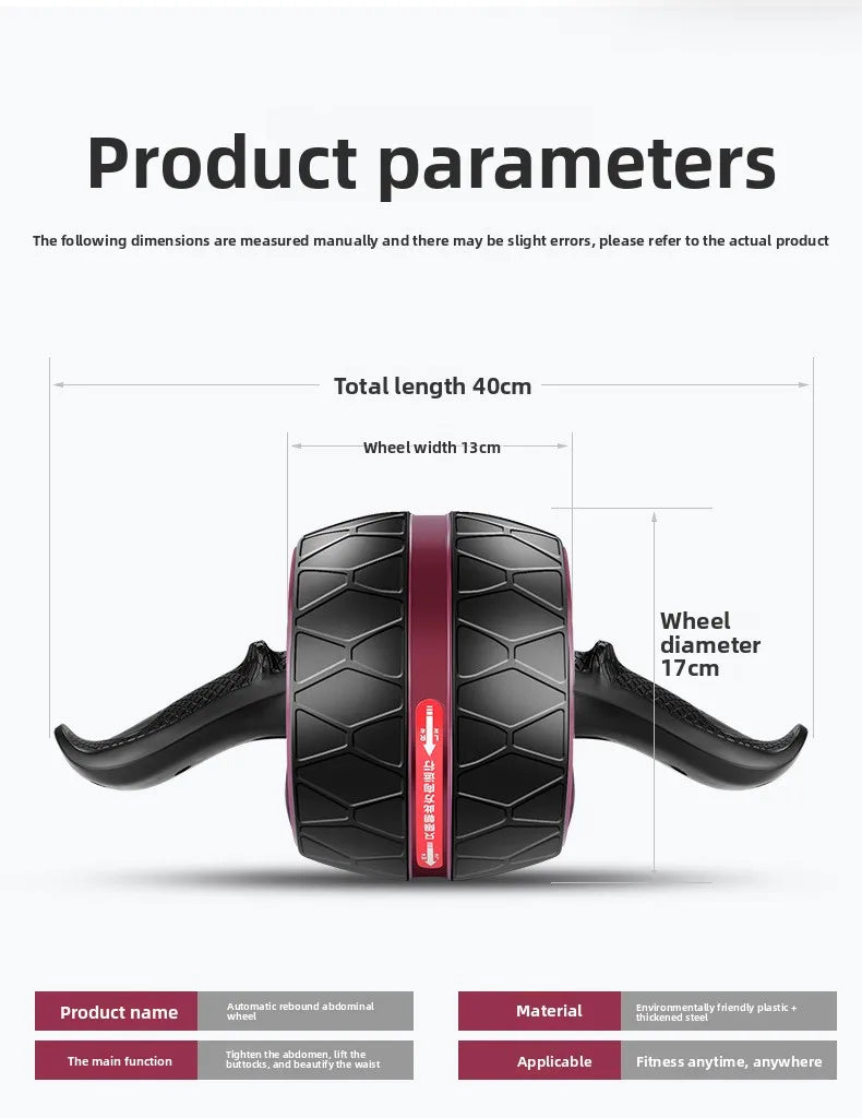 Ab Roller - Home Gym Fitness Equipment for Core Strength Training Ab Wheel Workout