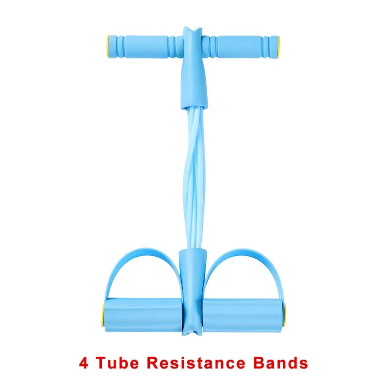 Resistance Band Tensioner with Non-Slip Handles - Home Fitness Equipment for Abdominal Muscle Training