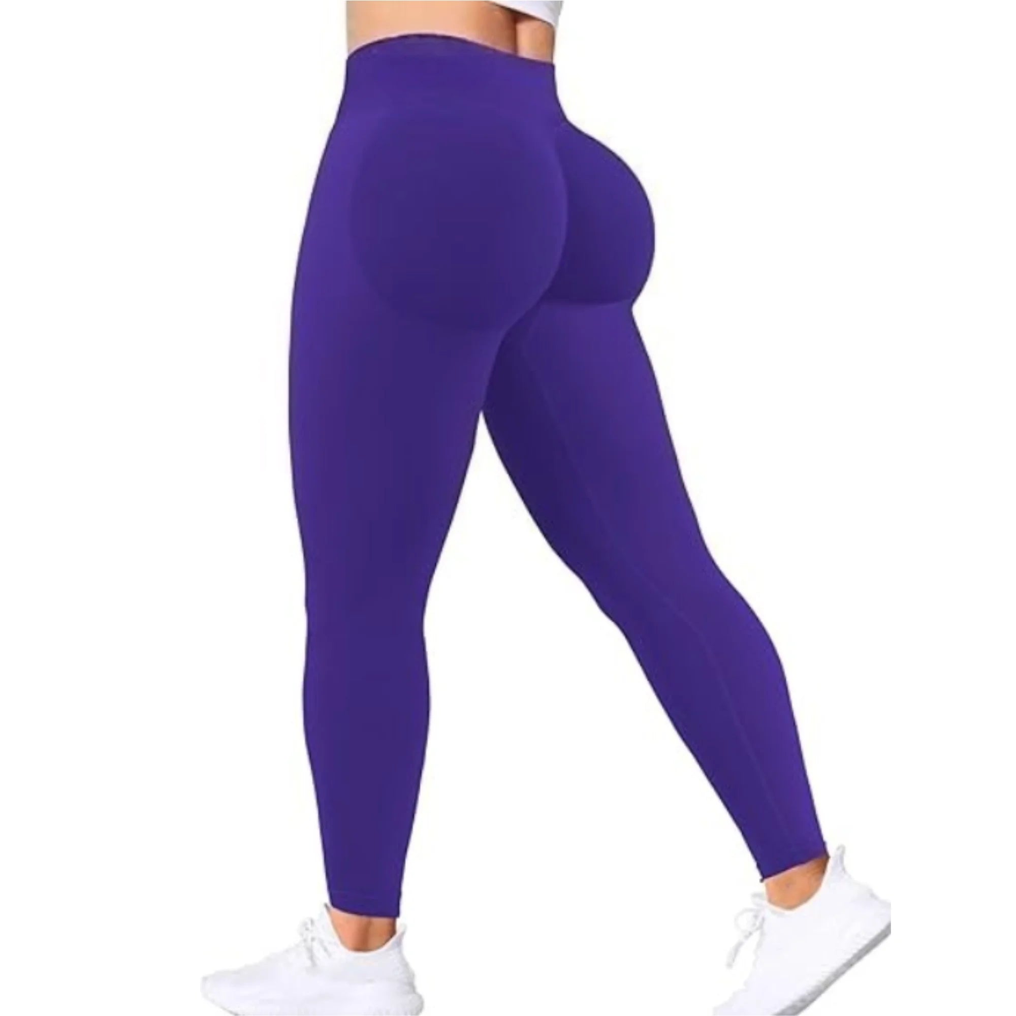 Seamless Women Solid Waist Yoga Pants hip Lifting Tights