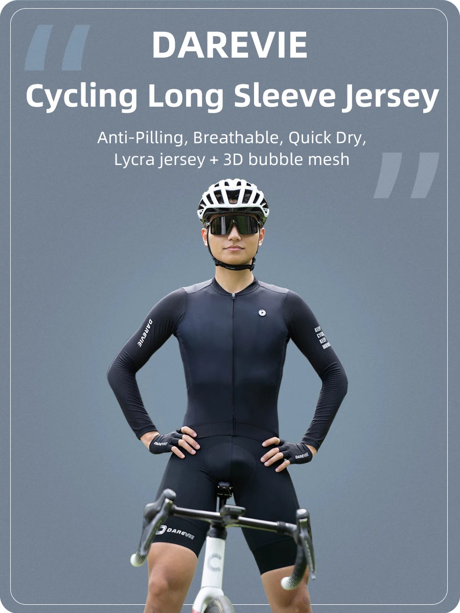 Men Cycling Jersey Breathable Long Sleeve Men's Cycling Clothing