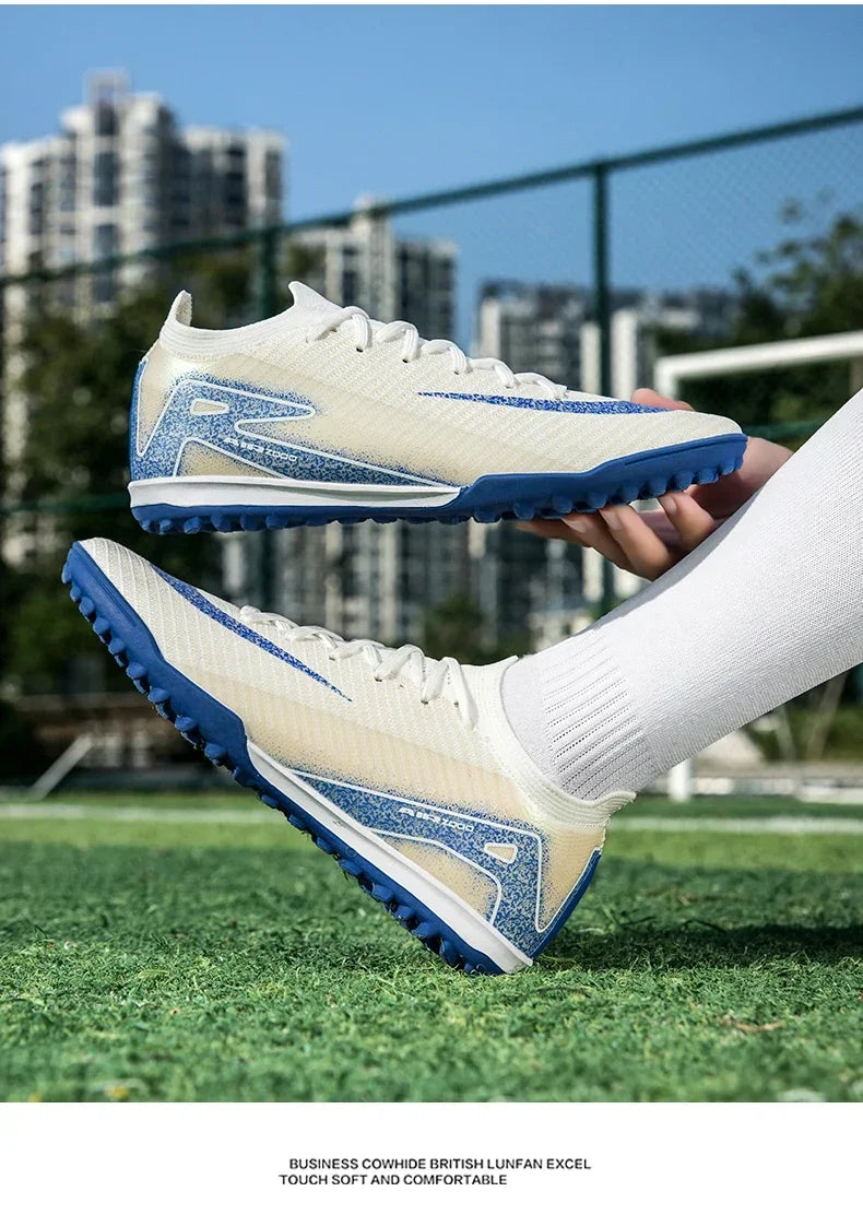 Men and Women Professional Training Football Cleats Ultralight Soccer Shoes