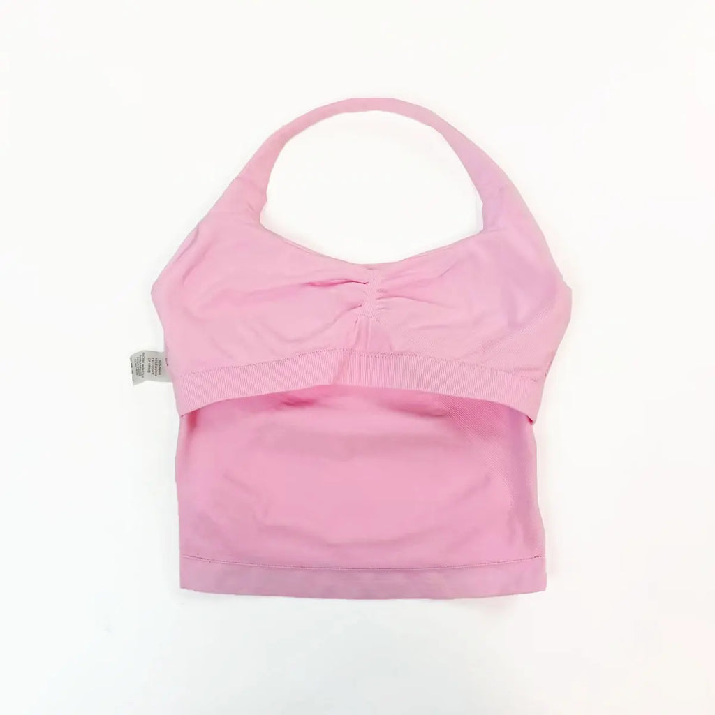 Gym Top Woman Longline Padded Fitness Clothing