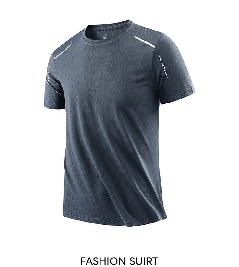 Men's Running Quick Drying T-Shirts Breathable For Sports and Fitness