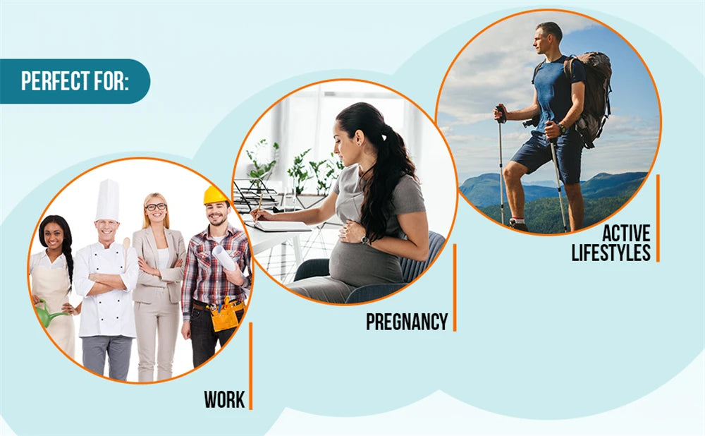 2 Pair Compression Ankle Brace For Heels Arch Support