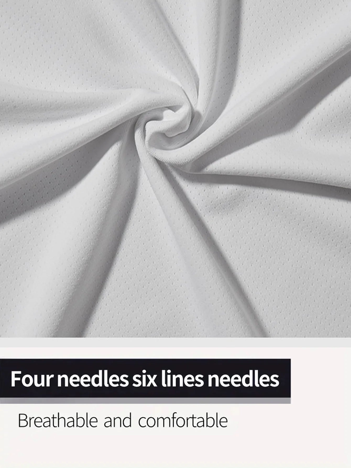 White T-Shirt 4-Pack Breathable for Fitness and Running