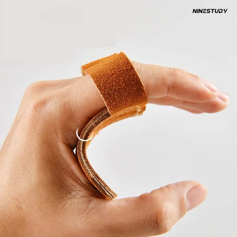 Leather Weight Lifting Training Gloves Palm Protection For Weights