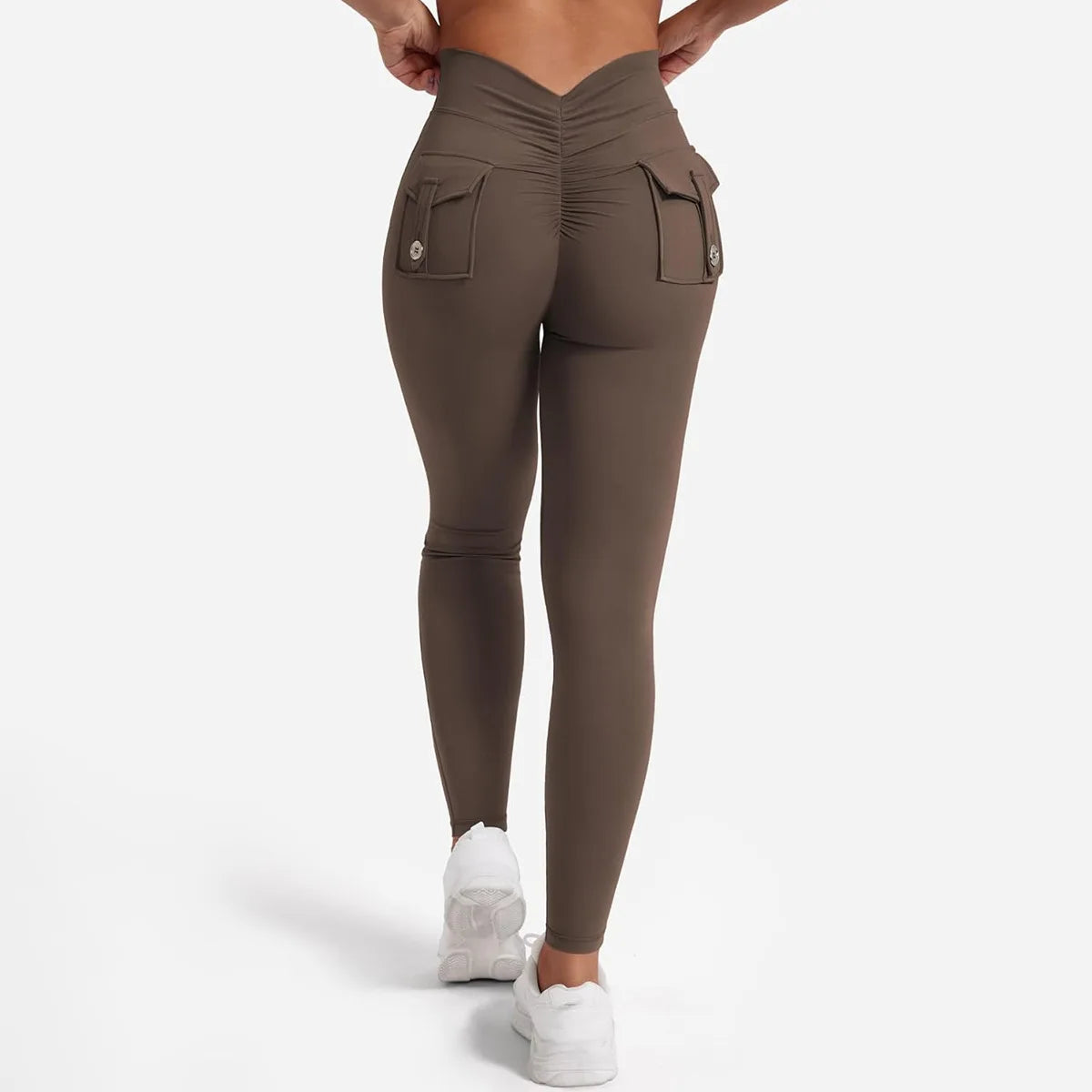 Women's Yoga Leggings With Buttocks Pocket