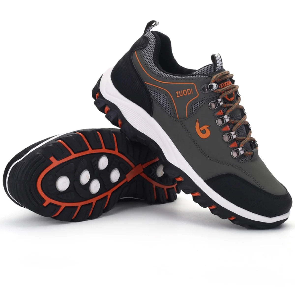 Men's Waterproof Hiking Shoes Outdoor Leather Sports Shoes