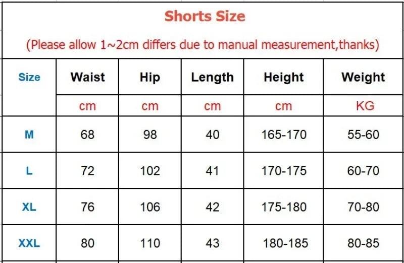 Running Shorts Men Jogging Fitness Shorts