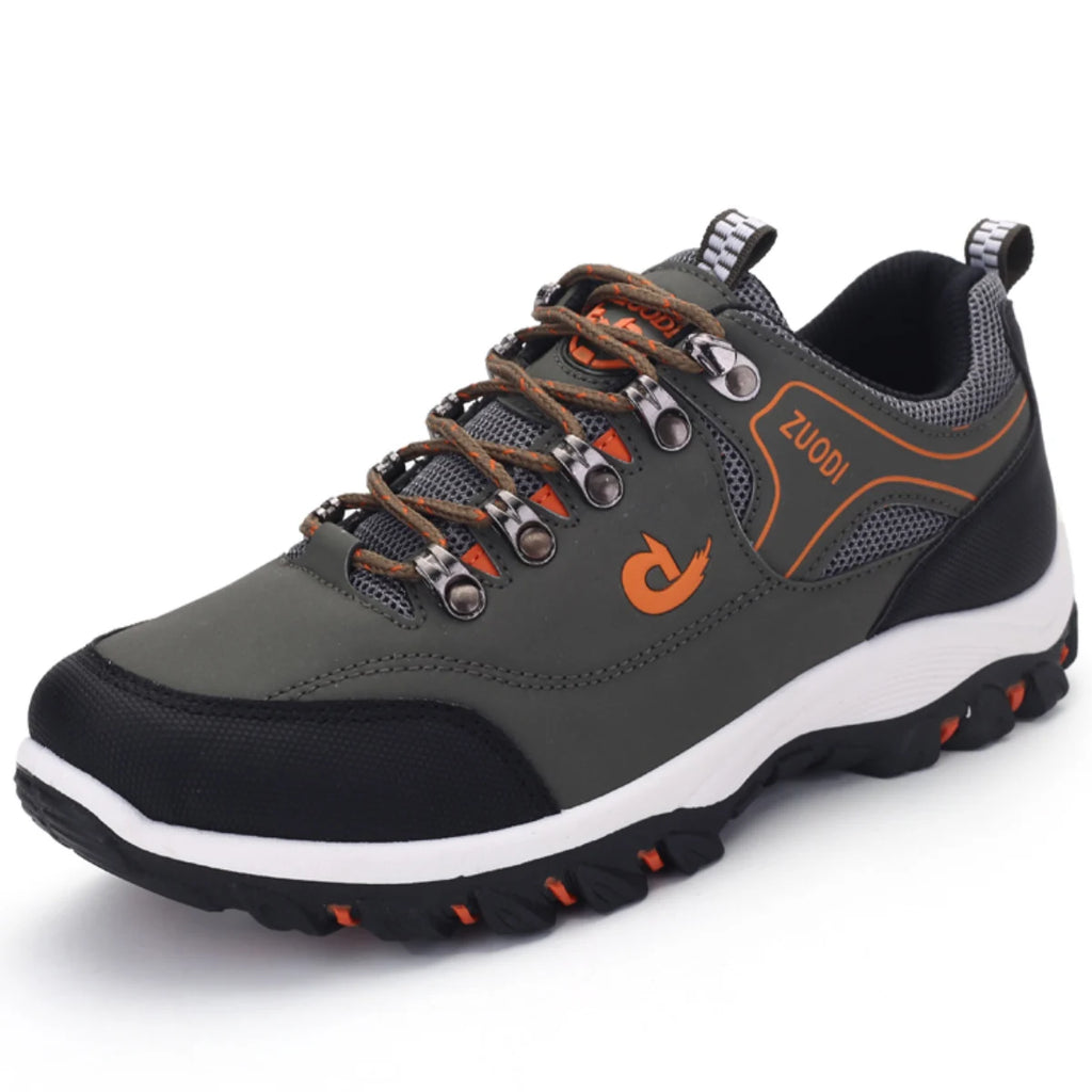 Men's Waterproof Hiking Shoes Outdoor Leather Sports Shoes