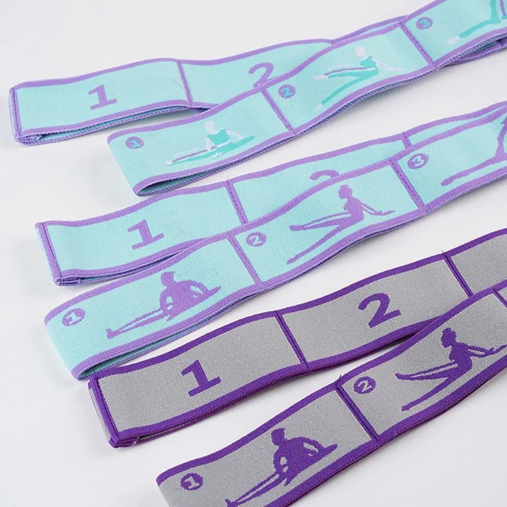 Yoga Stretching Belt Band Elastic Resistance Band For Fitness Home Workouts