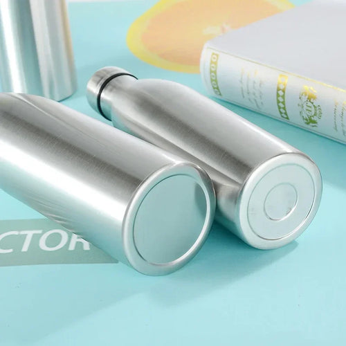 0.75/1 Liter Stainless Steel Water Bottle For Outdoor Camping Hiking Sports