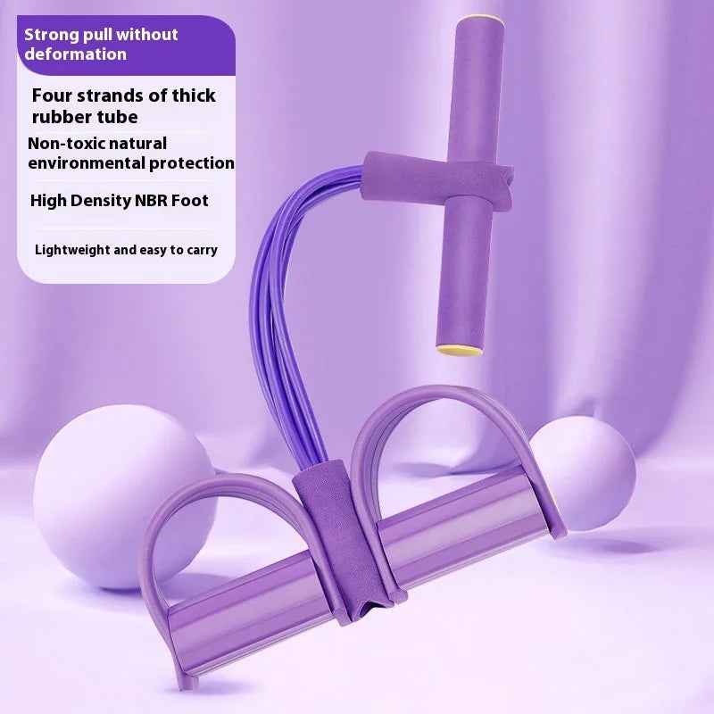 Multifunction Tension Rope Resistance Band Elastic Pedal Puller for Leg Stretching