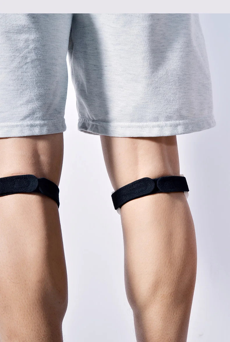 Adjustable PVC Knee Patellar Band Tendon Support Brace for Sports
