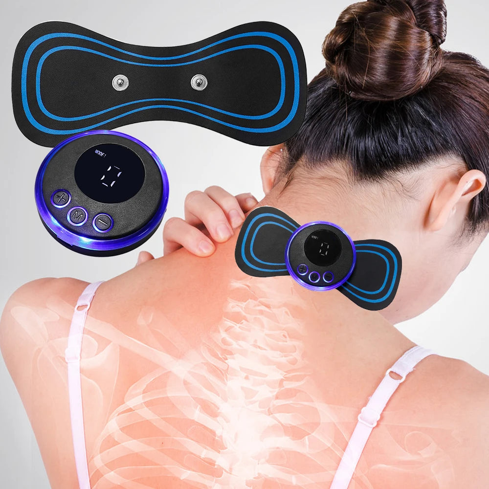 Mini Neck Massager Portable Electric Relief Device