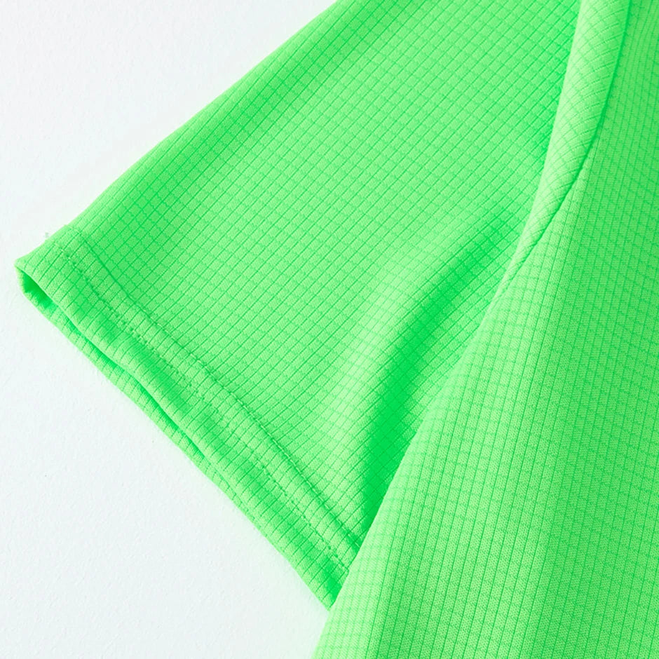 Men's Solid Color Sports Short Sleeve Fitness Shirt