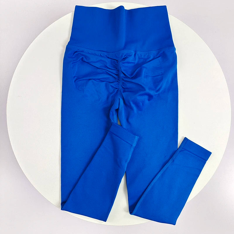 High Elastic Seamless Yoga Leggings - Women Fitness Quick Dry Push Up Sports Pants