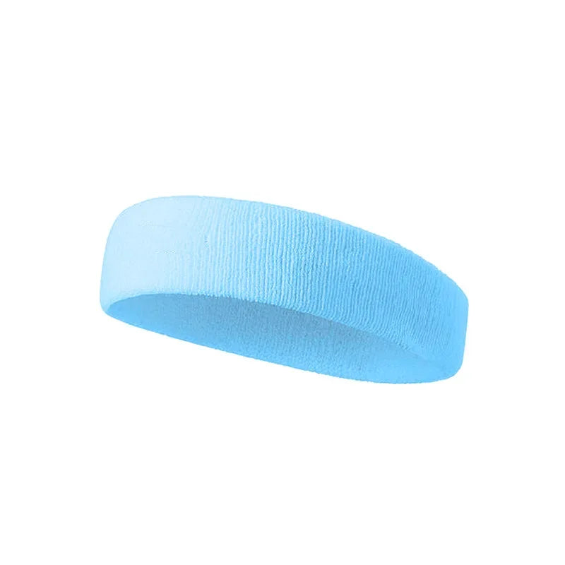 Women/Men Cotton Elastic Sweatband For Fitness Sports