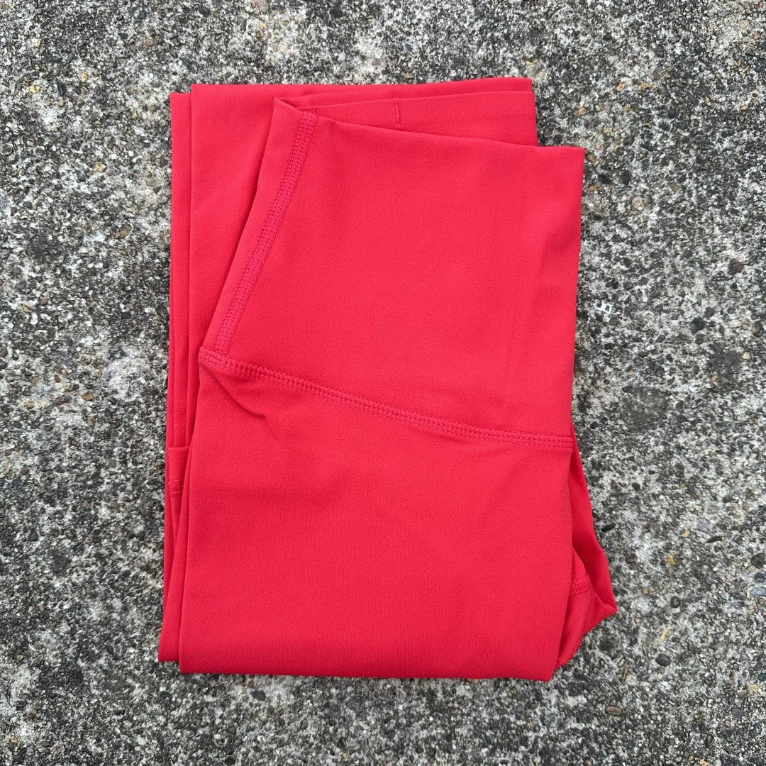 Solid Color High Waist Yoga Leggings For Women