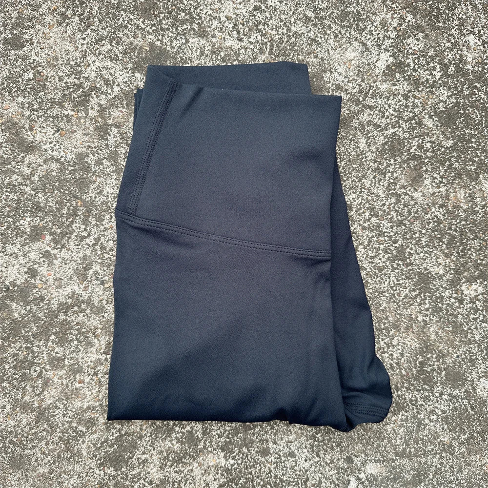 Solid Color High Waist Yoga Leggings For Women