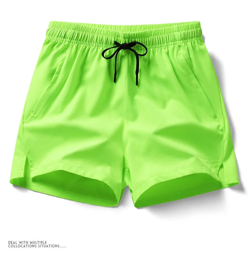 Sports Shorts With Zippered Pockets For Men And Women