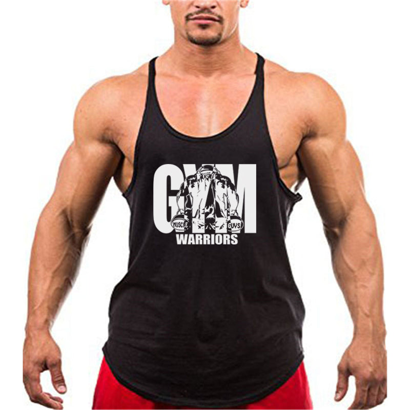 Men's Fitness Bodybuilding Cotton Tank Tops