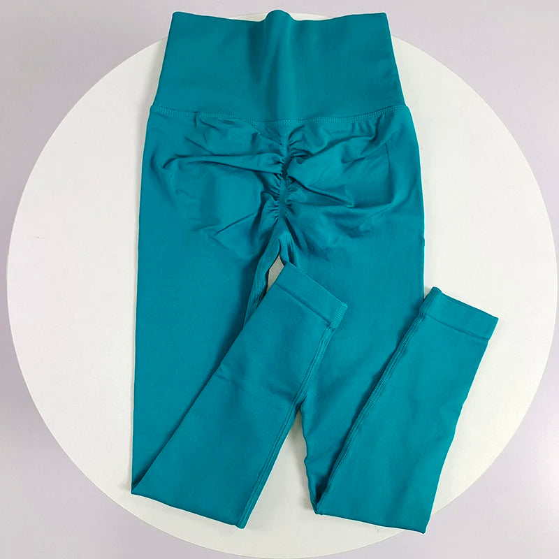 High Elastic Seamless Yoga Leggings - Women Fitness Quick Dry Push Up Sports Pants