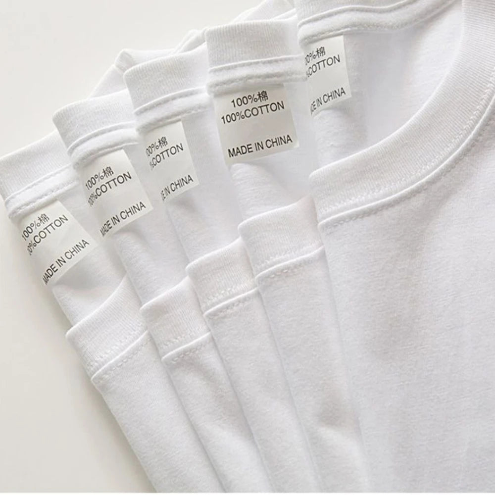 2 Pack 100% Cotton Solid T Shirts Men and Women