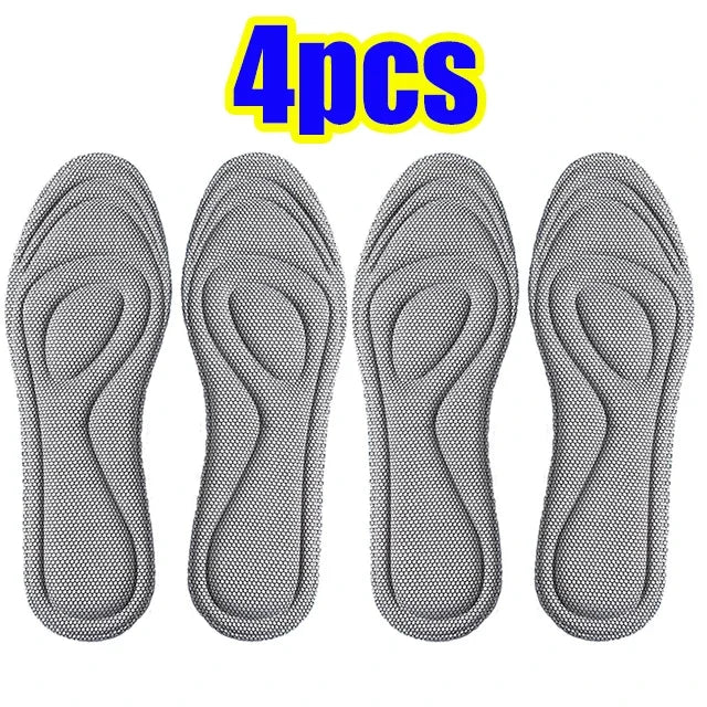 4pcs Memory Foam Orthopedic Insoles for Shoes Men and Women