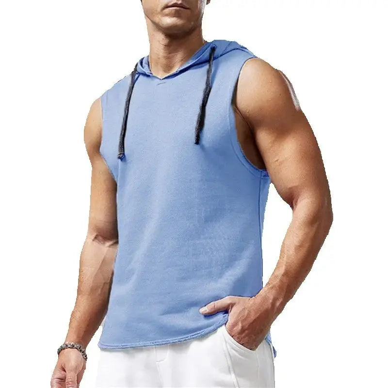 Men's Hooded Tank Top For Fitness