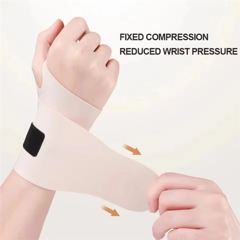 1 Piece Fitness Ultra-thin Elastic Adjustable Wristband For Protection And Pain Relief