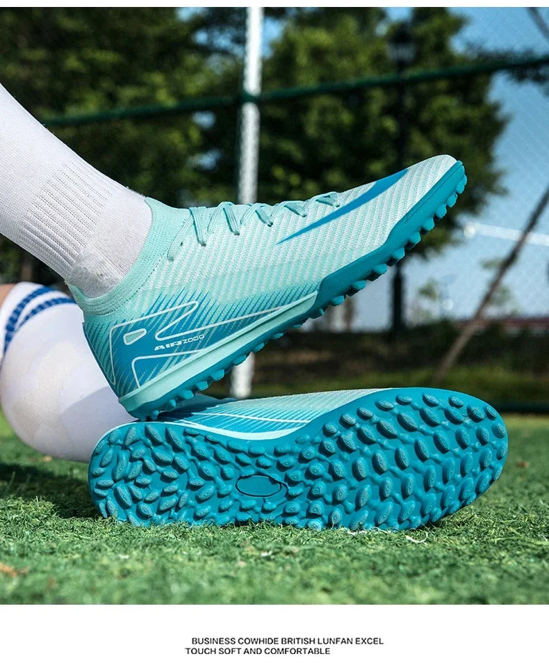 Men and Women Professional Training Football Cleats Ultralight Soccer Shoes