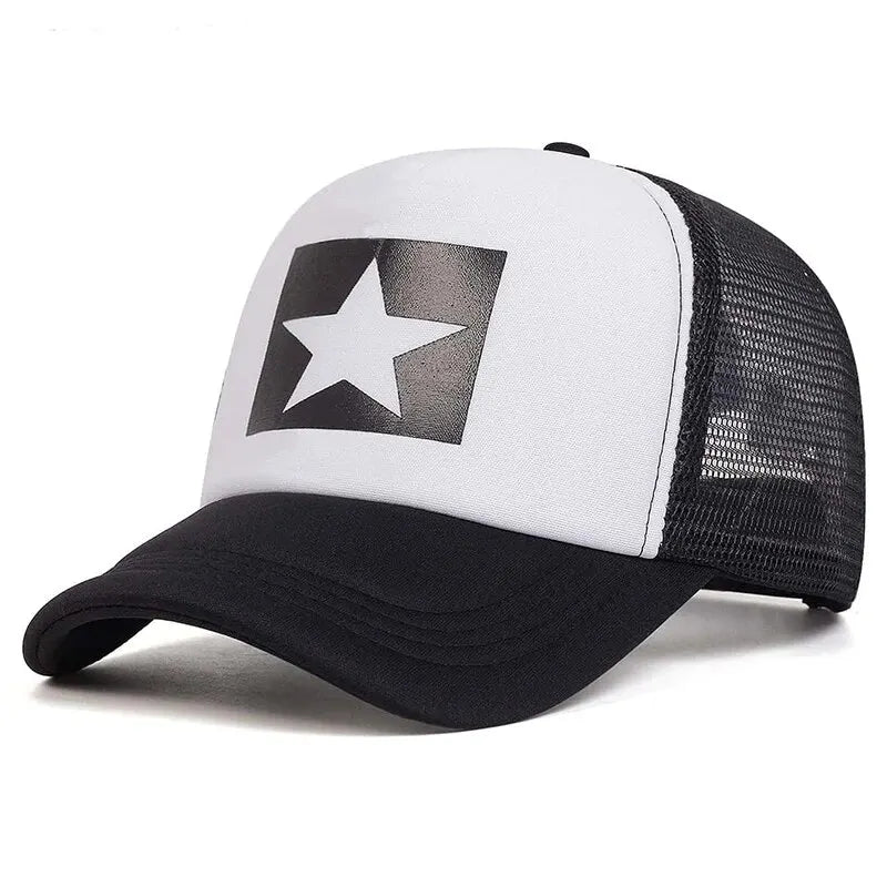 Star Printed Baseball Cap