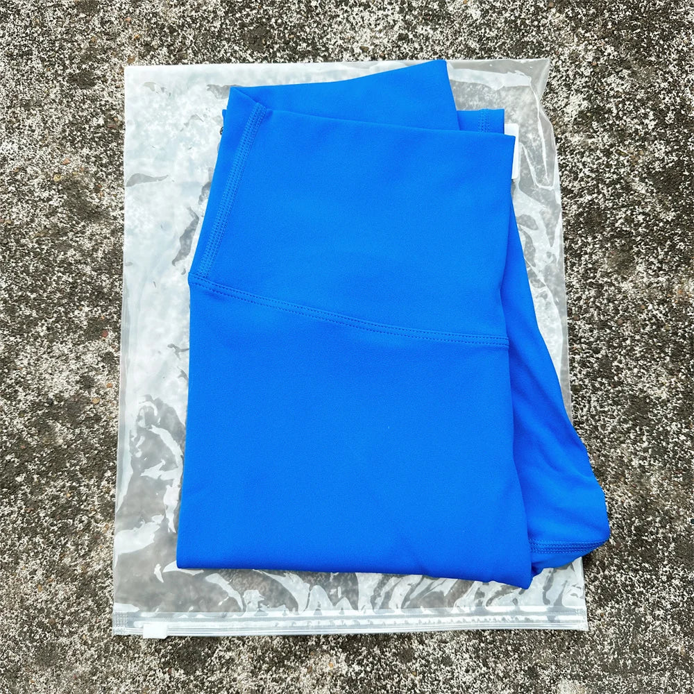 Solid Color High Waist Yoga Leggings For Women