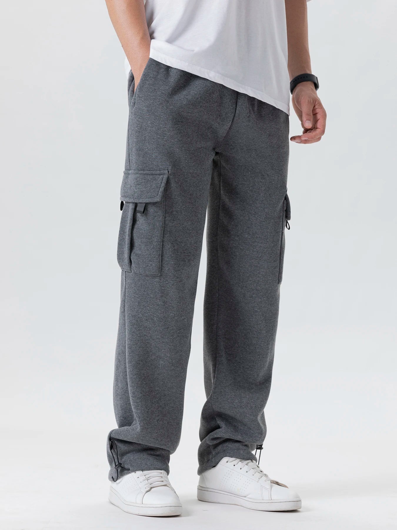 Men's Multi-Pockets Sweatpants Joggers For Fitness and Sports