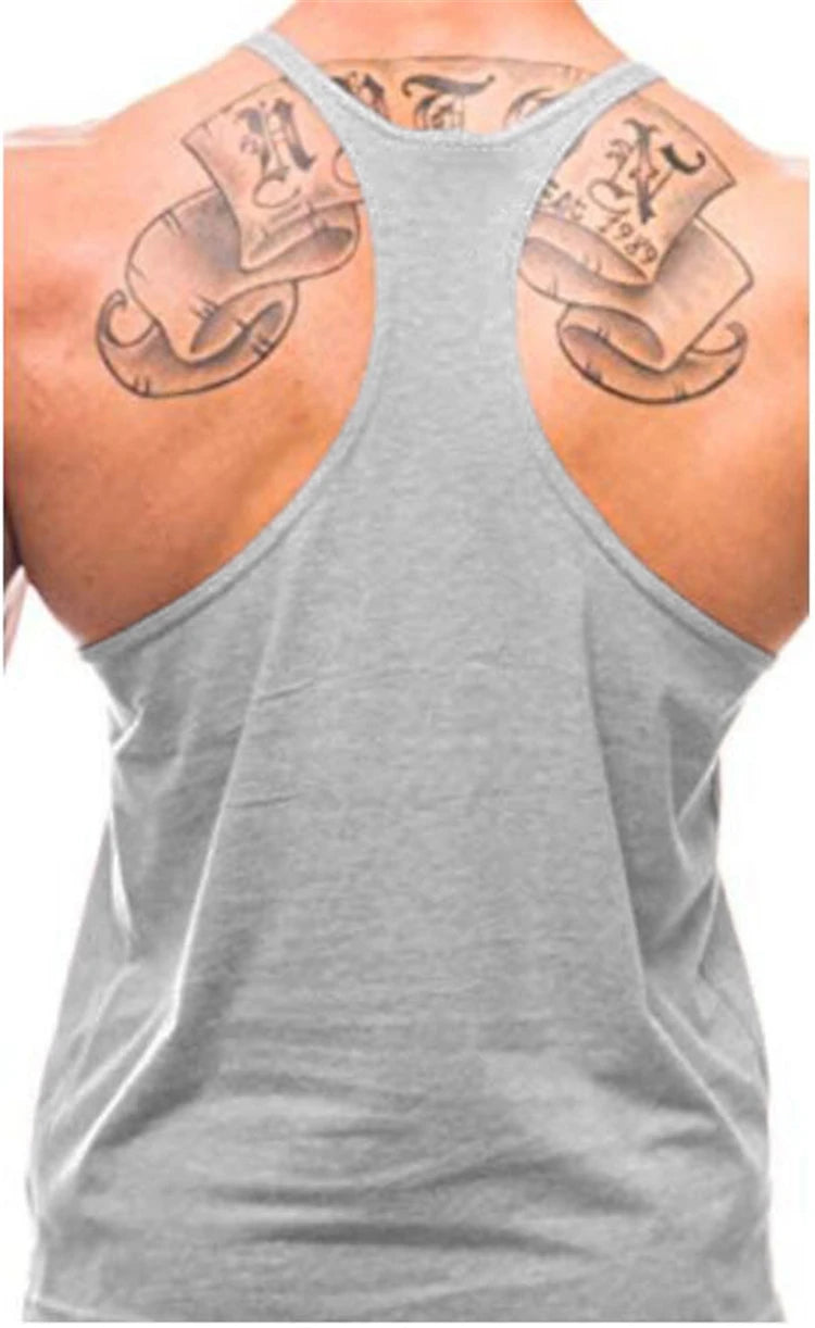 Men's Fitness Bodybuilding Cotton Tank Tops