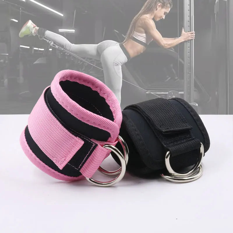 Gym Ankle Straps Adjustable Padded Ankle Weight Leg Training