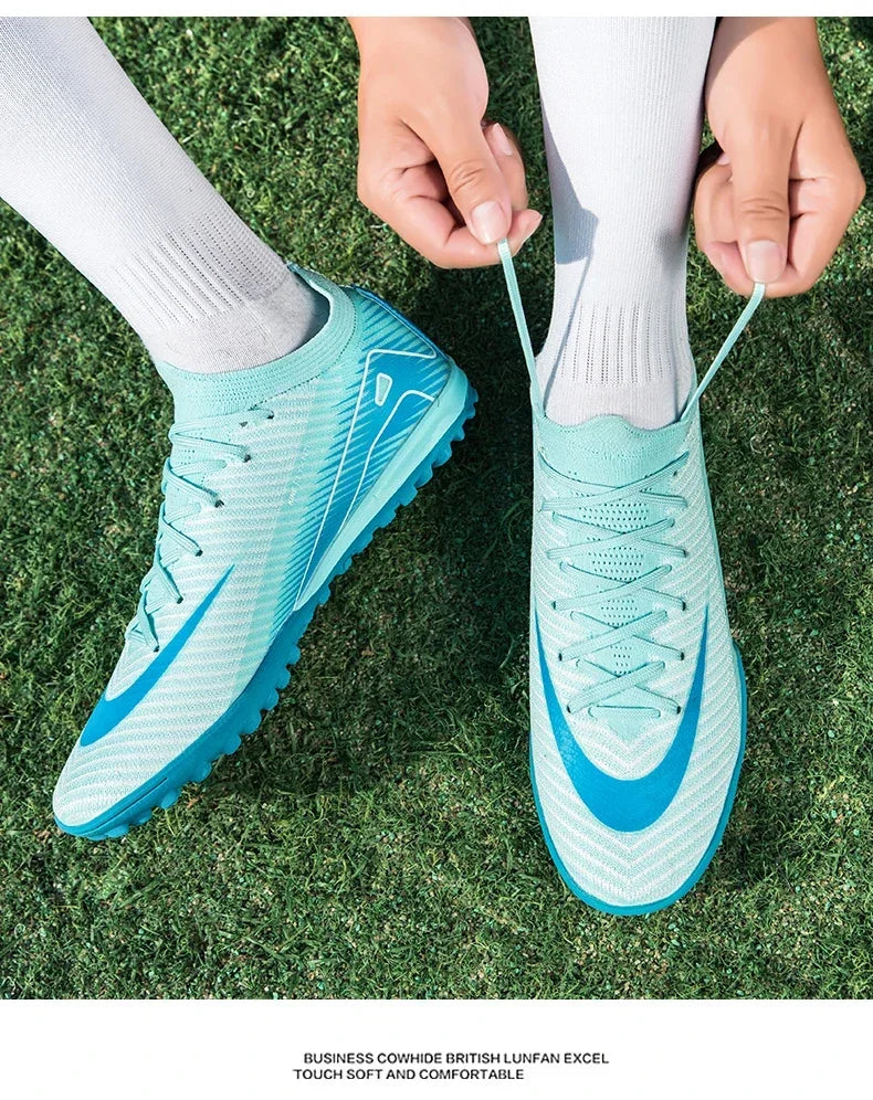Men and Women Professional Training Football Cleats Ultralight Soccer Shoes