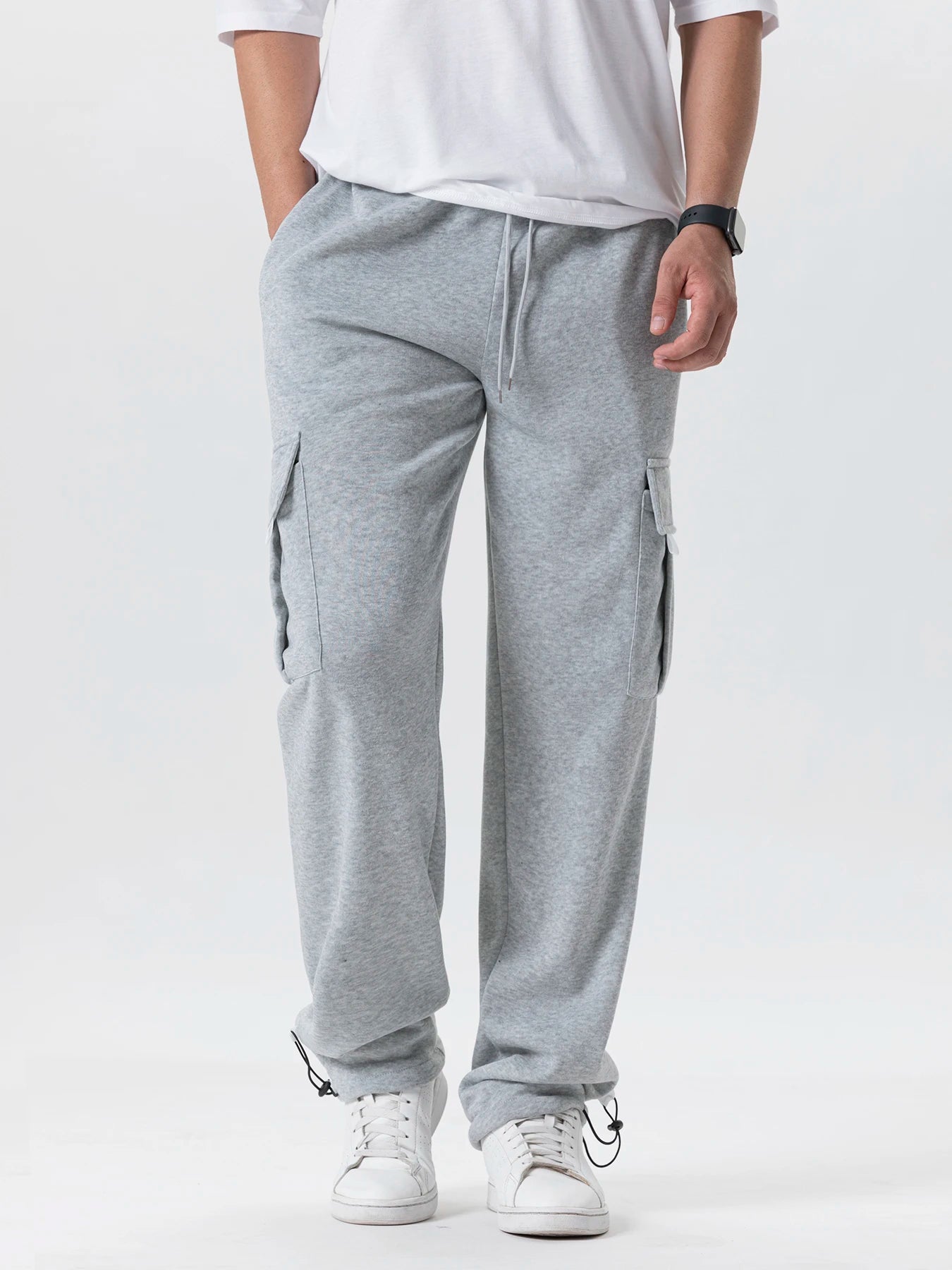 Men's Multi-Pockets Sweatpants Joggers For Fitness and Sports