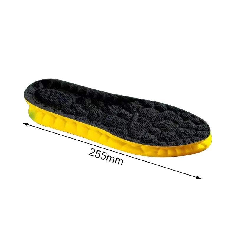 4D Cloud Technology Sports Insoles for Shoes Breathable Shock Absorption Cushion Running Insoles