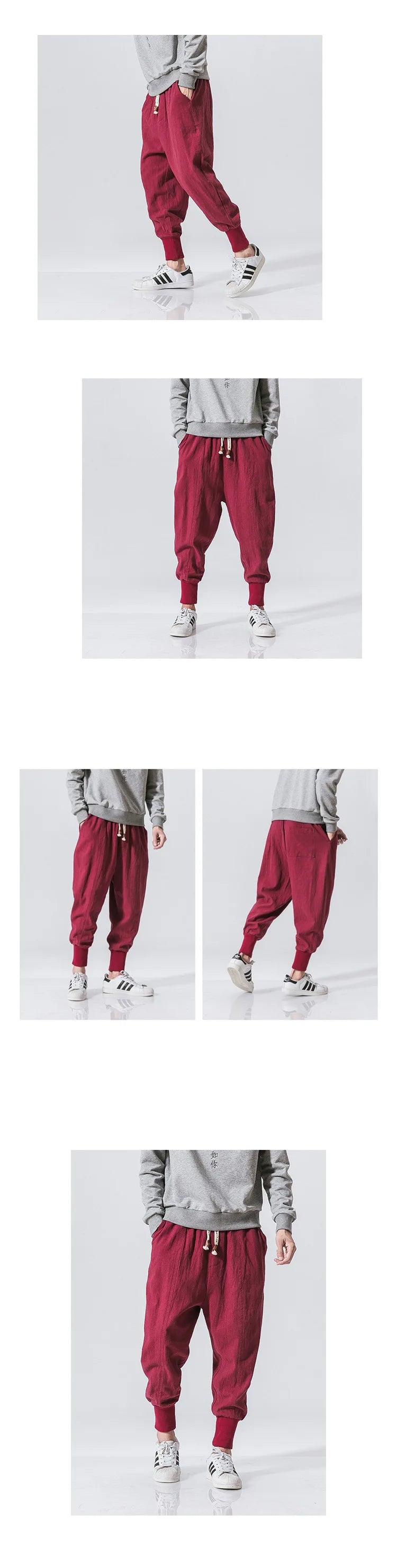 Men Cotton Sweatpants Comfortable Sportswear