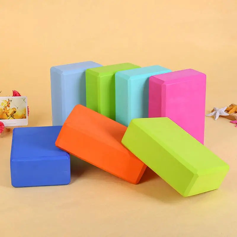 2 Pack Gym Blocks Foam Brick Training Exercise Fitness Equipment Yoga Blocks