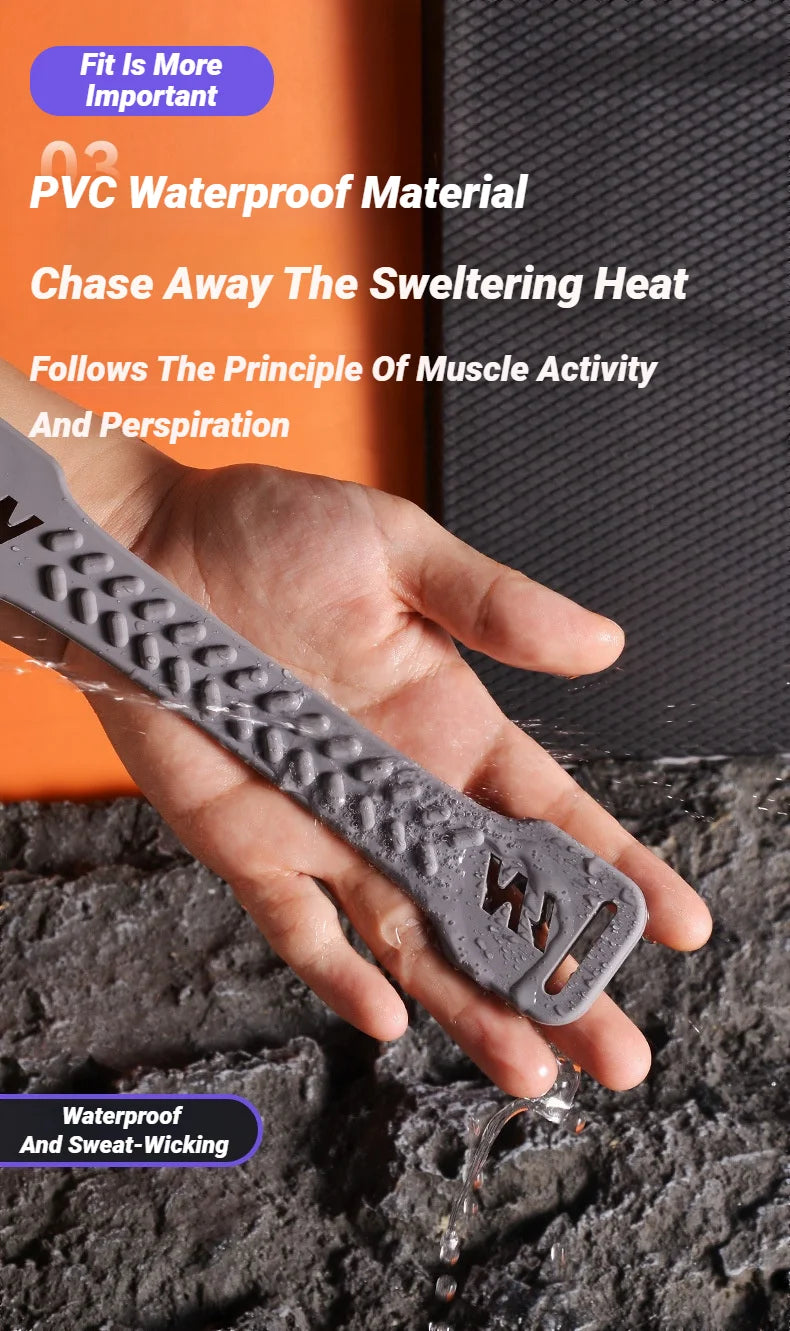 Adjustable PVC Knee Patellar Band Tendon Support Brace for Sports